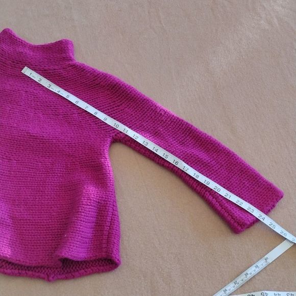 Moda International Purple Button Down Knitted Cardigan - Picture 11 of 12